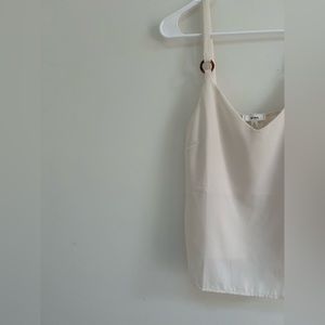 Off white tank top blouse